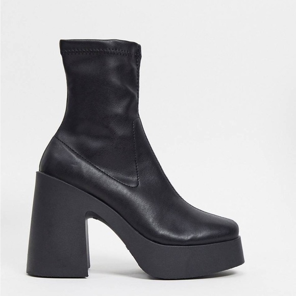 ASOS Elsie high heeled sock boot - Picture 2 of 16